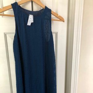 NWOT Oiselle Rabbit dress size 4 Sapphire
